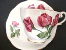Royal Standard Teacup and Saucer Three Red Roses