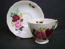 Queen Anne Teacup and Saucer Set