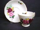 Queen Anne Teacup and Saucer Set