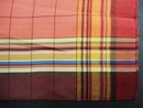 Vintage Handkerchief - Pure Silk - Plaid - Lovely Colours