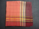 Vintage Handkerchief - Pure Silk - Plaid - Lovely Colours