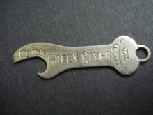 Antique Bottle Opener Drink Green River