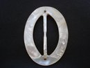 Genuine Mother Of Pearl Belt Buckle - Solid