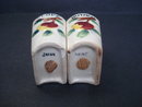 Antique Condiment Shakers Nutmeg and Clove