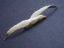 Vintage Figural Brooch - Seagull - Celluloid