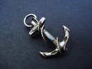 Scottish Agate Brooch-Pendant -Anchor Shape