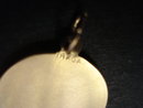 Stunning Vintage Gold Medallion Pendant or Charm - Happy Birthday