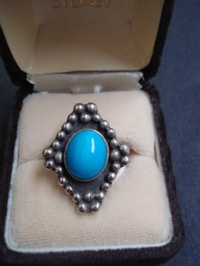 Silver and Turquoise Ring