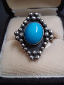 Silver and Turquoise Ring