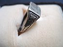 Sterling Silver Ring - Monogram B and F