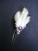 Antique Scottish Grouse Claw Foot Brooch Pin