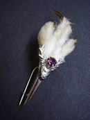 Antique Scottish Grouse Claw Foot Brooch Pin
