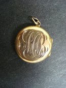 Stunning Victorian Gold Locket Monograms