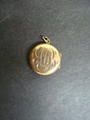 Stunning Victorian Gold Locket Monograms
