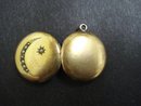 Charming Victorian Gold Locket - Seed Pearls - Round