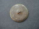 Special Antique Button Metal Gold Tone Art Nouveau Style