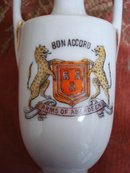 English Crestware Vase - Arms of Aberdeen