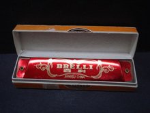 Vintage Brelli Harmonica 16 holes C82- III