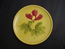 Antique Plate - Majolica Design - Floral