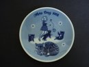 1973 Mothers Day Plate - Girl And Cats