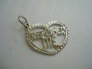 Sterling Pendant - Heart Shape - Remember Me