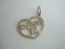 Sterling Pendant - Heart Shape - Remember Me