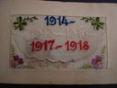 Silk Embroidery Postcard - 1914 - 2918 - World War One