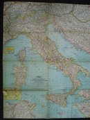 1961 Map of Italy Atlas Plate 37
