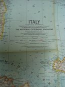 1961 Map of Italy Atlas Plate 37