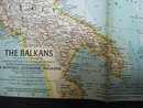 1962 Map of The Balkans Atlas Plate 39