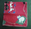 Handkerchief by Hazel Ware - Kitty Cats