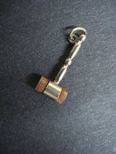 Vintage Sterling Charm - Judges Hammer