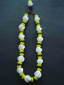Antique Necklace - Art Glass - Choker Style