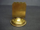 Antique Match Holder - Pedestal Brass Holder