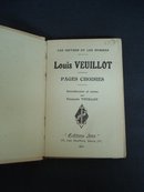 1927 Book Louis Veuillot Pages Choisies by Francois Veuillot
