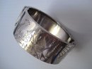 Victorian Cuff Bracelet - Bangle - Sterling