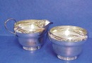 3 pc. Silver Creamer,Sugar&Tray