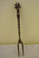 Figural Silver Tiny Fork FLEUR-DE-LISE