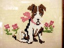 Marvelous Vintage Framed Needlework Picture
