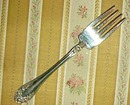 Magnificent Sterling Silver Desert Fork NORMANDY ROSE