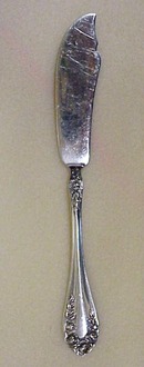 Magnificent Sterling Silver Butter Knife