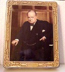 Vntg.Huntley-Palmers Tin Sir Winston Churchill