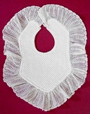Beautiful VICTORIAN HAND MADE BABY BIB