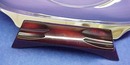 Deco Chrome /Bakelite Serving DISH