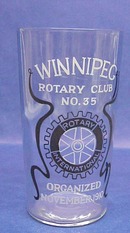 Winnipeg Rotary Club No.35 Glass