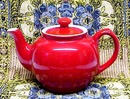 PRETTY Crimson Red - Sadler - TEAPOT