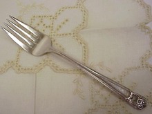 Art Deco Rogers Bros Desert Fork ETERNALLY YOURS