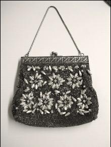 Vintage Evening Purse - Bag - Beaded