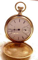 14k ELGIN Gold Hunter Style Pocket Watch