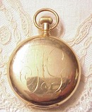 14k ELGIN Gold Hunter Style Pocket Watch